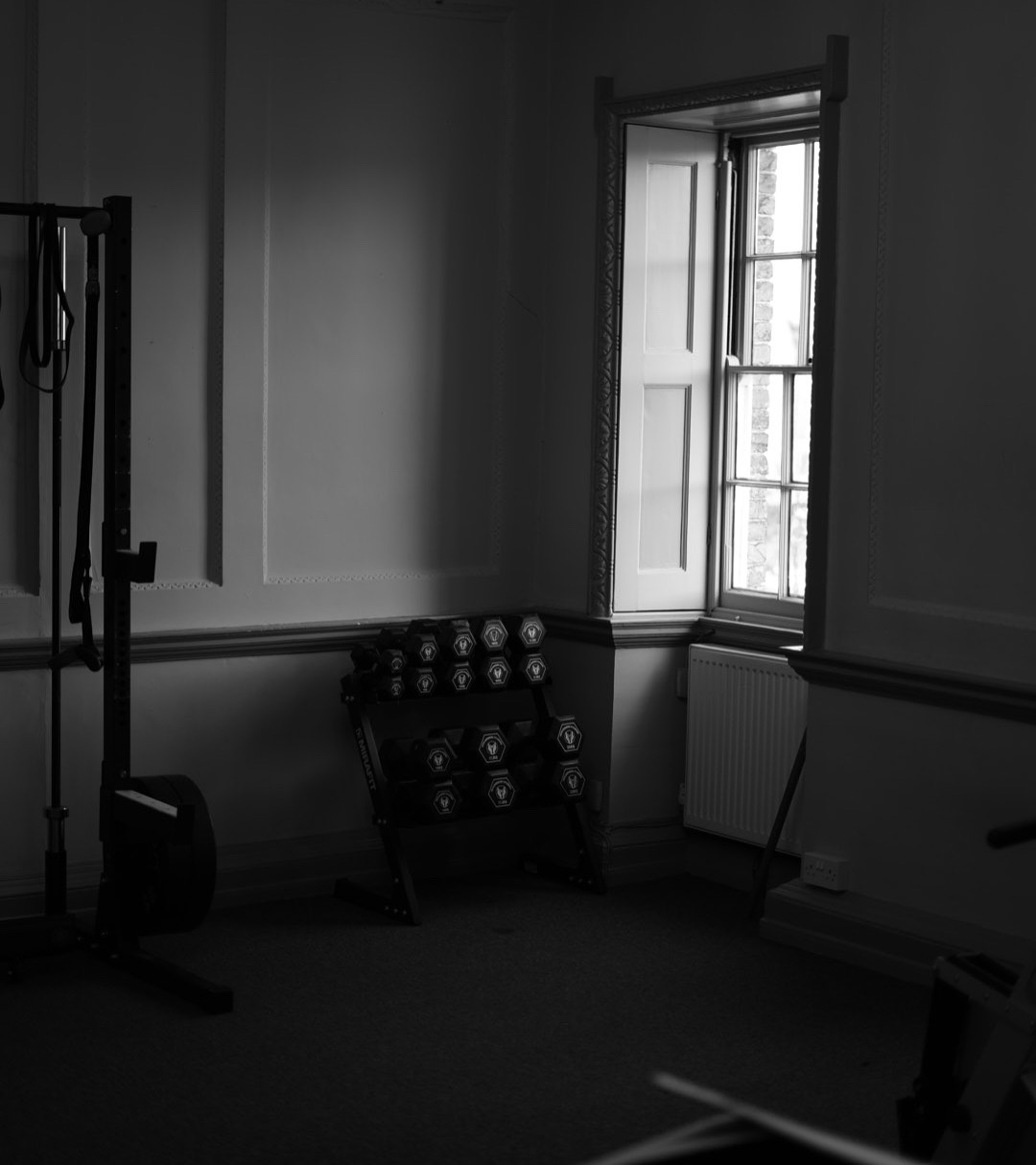 Personal training space at Green Parrot Clinic Swaffham